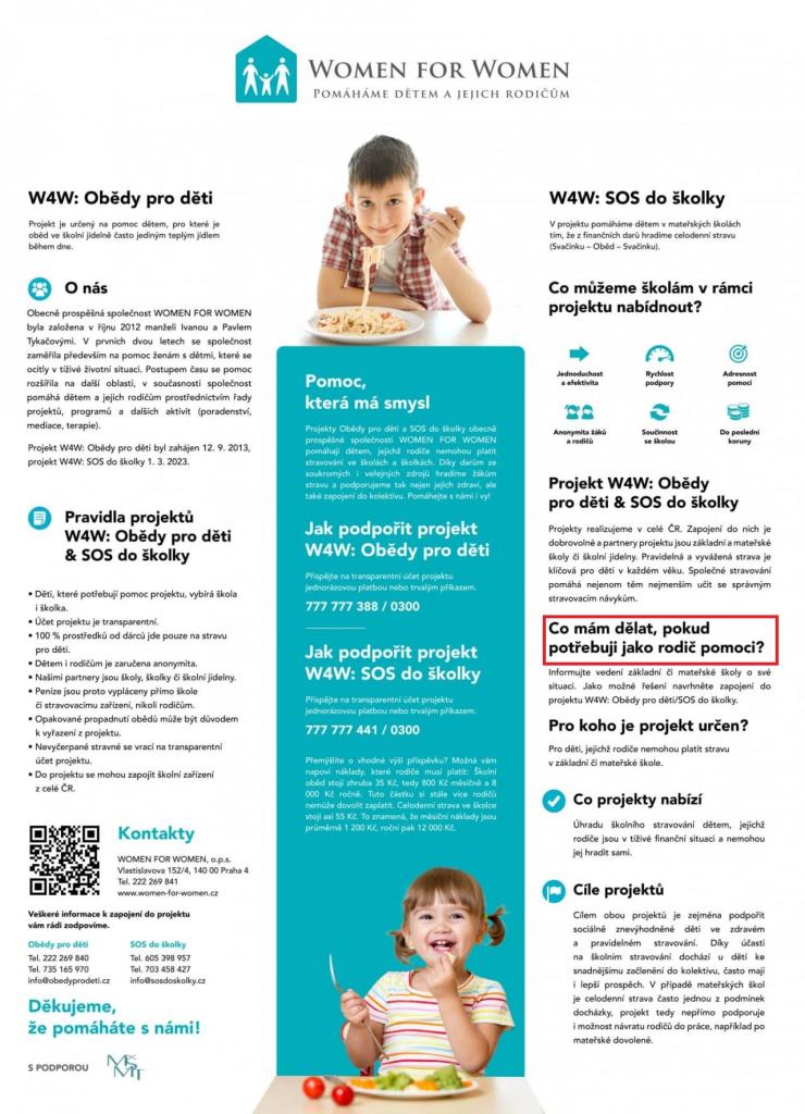 Obědy do&nbsp;školy